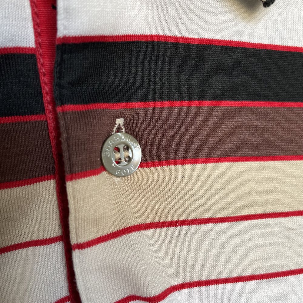 Koszulka polo w paski Burberry Golf [L]