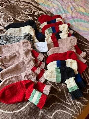 skarpetki damskie, skarpety męskie ręcznie 2 pary tanio kapcie buty