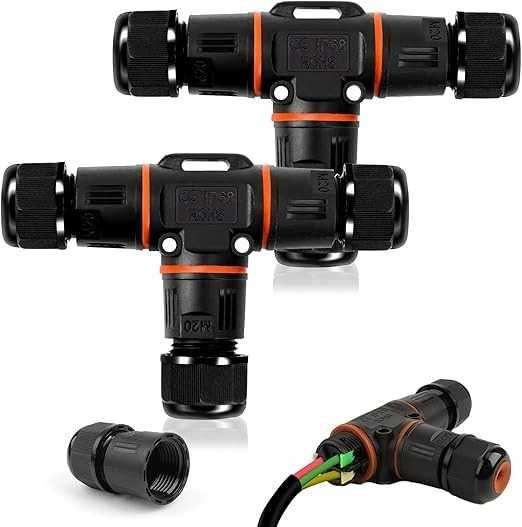 2X Złącza kablowe IP68 LITERA T 3 do kabli o srednicy 3-12 MM 025