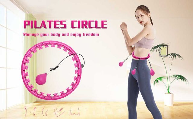 Smart Hula Hoop dla początkujących, Smart Fitness 24 odpinane węzły