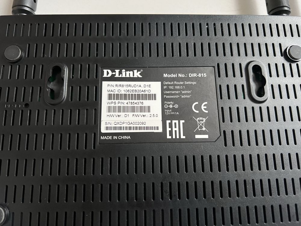 Роутер DLink DIR-815/AC