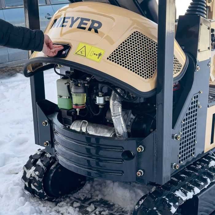 Minikoparka Meyer EX12 - silnik YANMAR, pompa PARKER jak JCB CAT