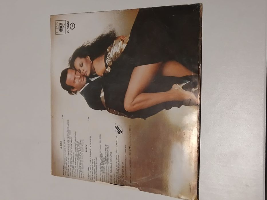 Disco 45' Julio Iglesias e Diana Ross