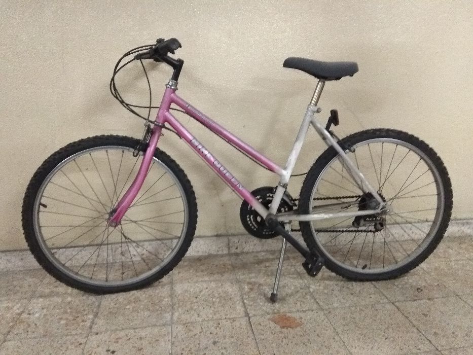 Shimano TY-10 Bike Queen com mudanças bicicleta - roda 60 cm - rosa