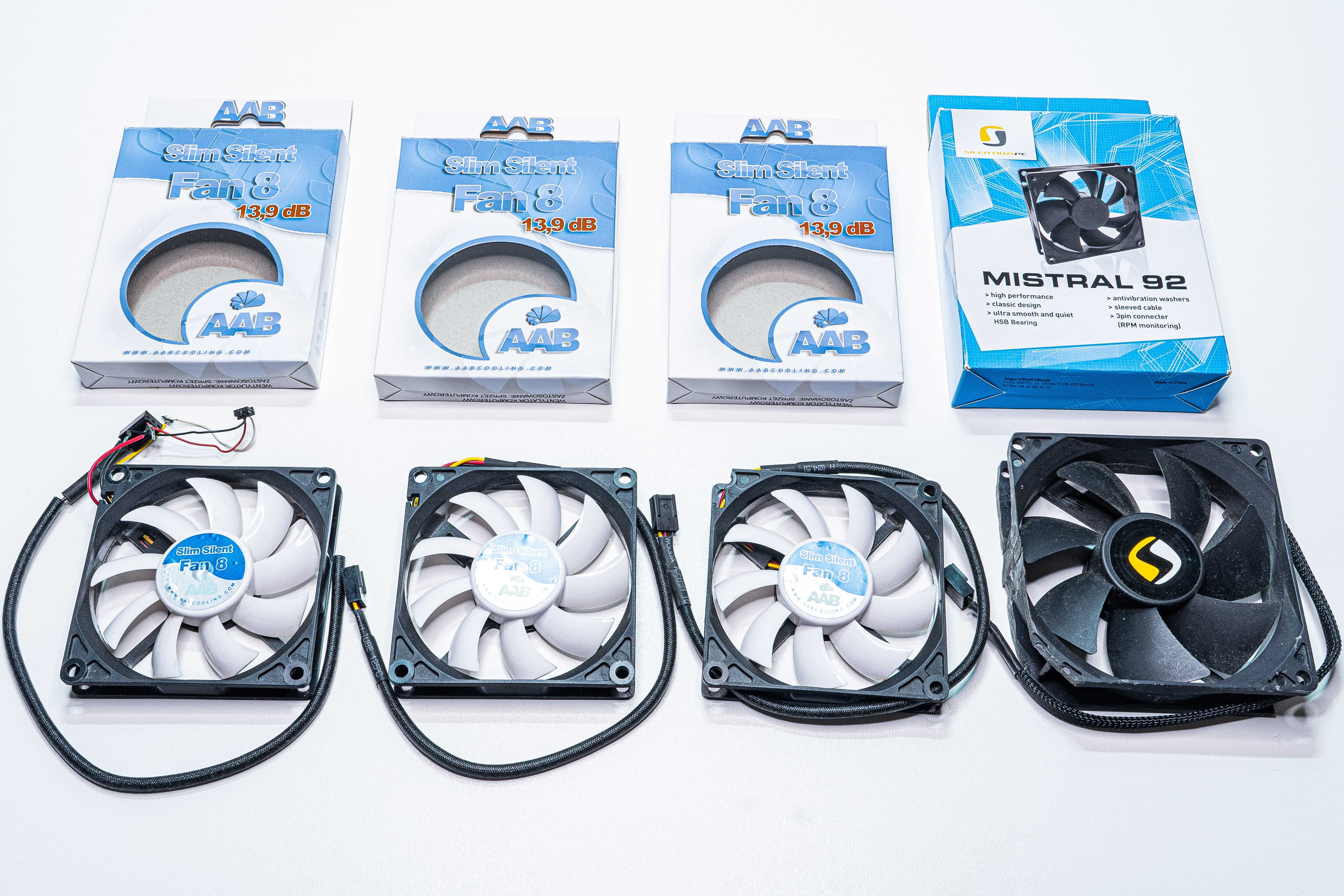 Wentylatory komputerowe Arctic Deepcool Zalman SilentiumPC AAB