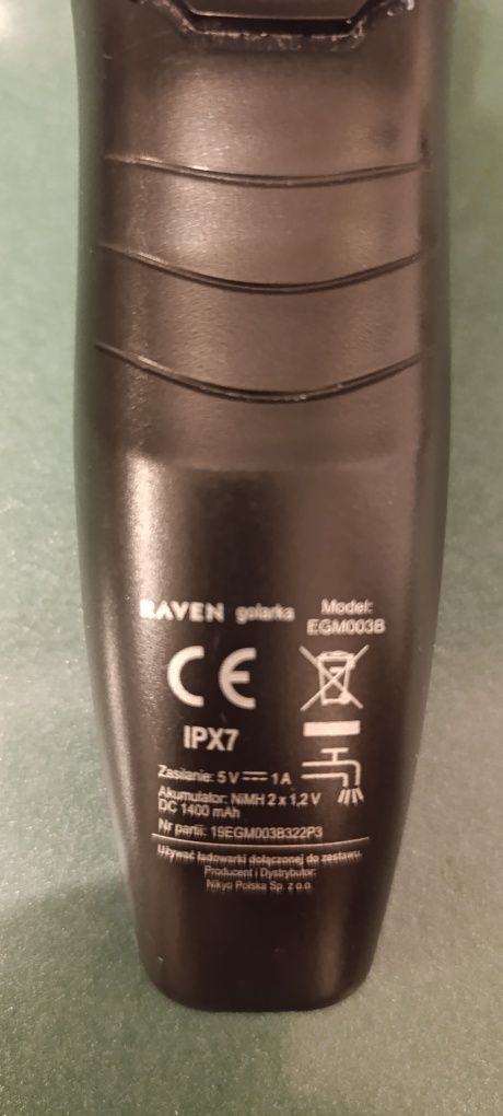 Elektryczna golarka Raven