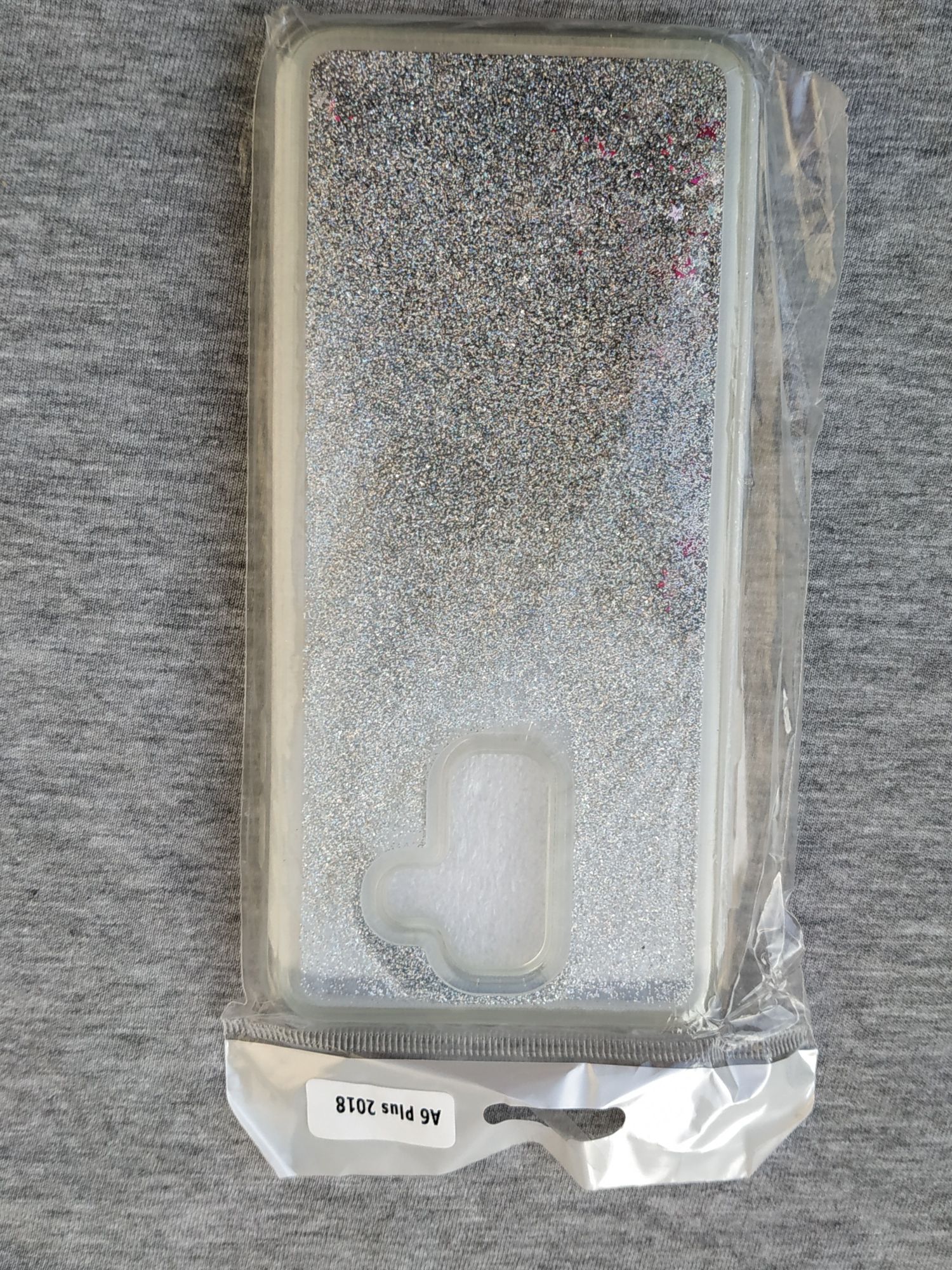 Pokrowiec plecki Samsung S9 pływający brokat case etui