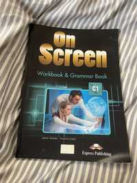on screen c1 workbook grammar book ćwiczenia liceum express publishing