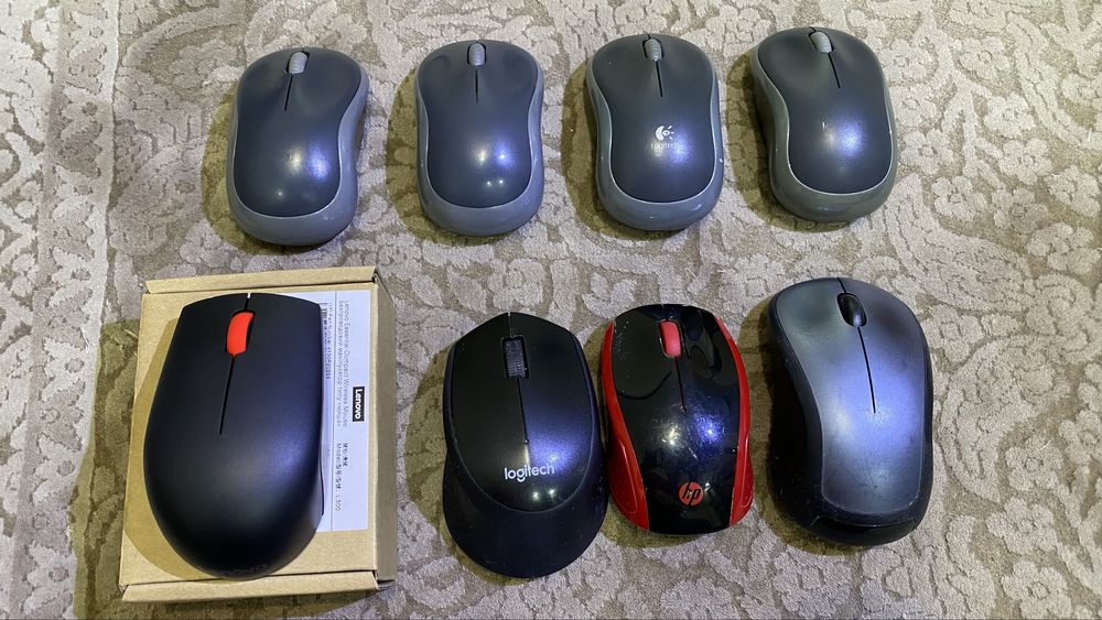 Мишки Logitech, HP, Lenovo