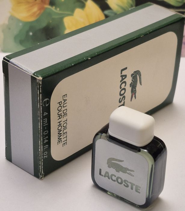 Lacoste edt pour homme 4 ml, miniatura vintage