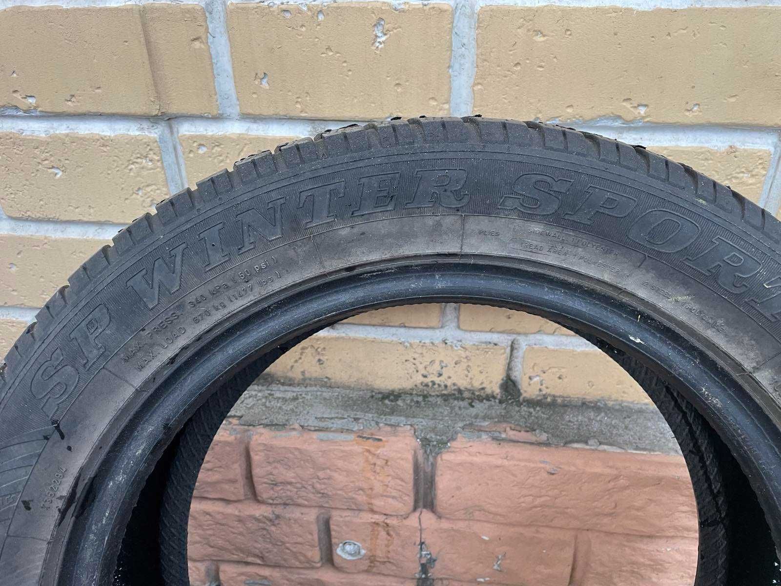 Автошины зимние 205/55R16 DUNLOP SP WINTER SPORT б/у