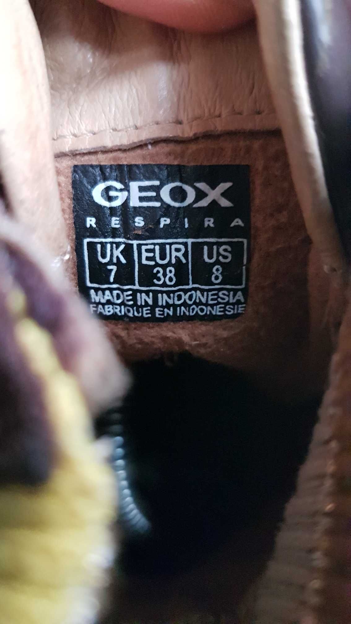 Buty jesień zima GEOX lekko ocieplane