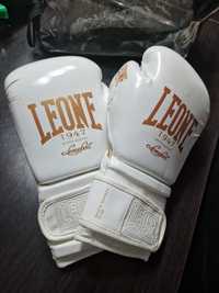 Rękawice bokserskie LEONE 1947 White Edition 10 oz
