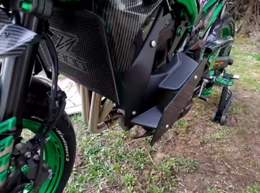 Spoiler Asas Down force Kawasaki Z 900