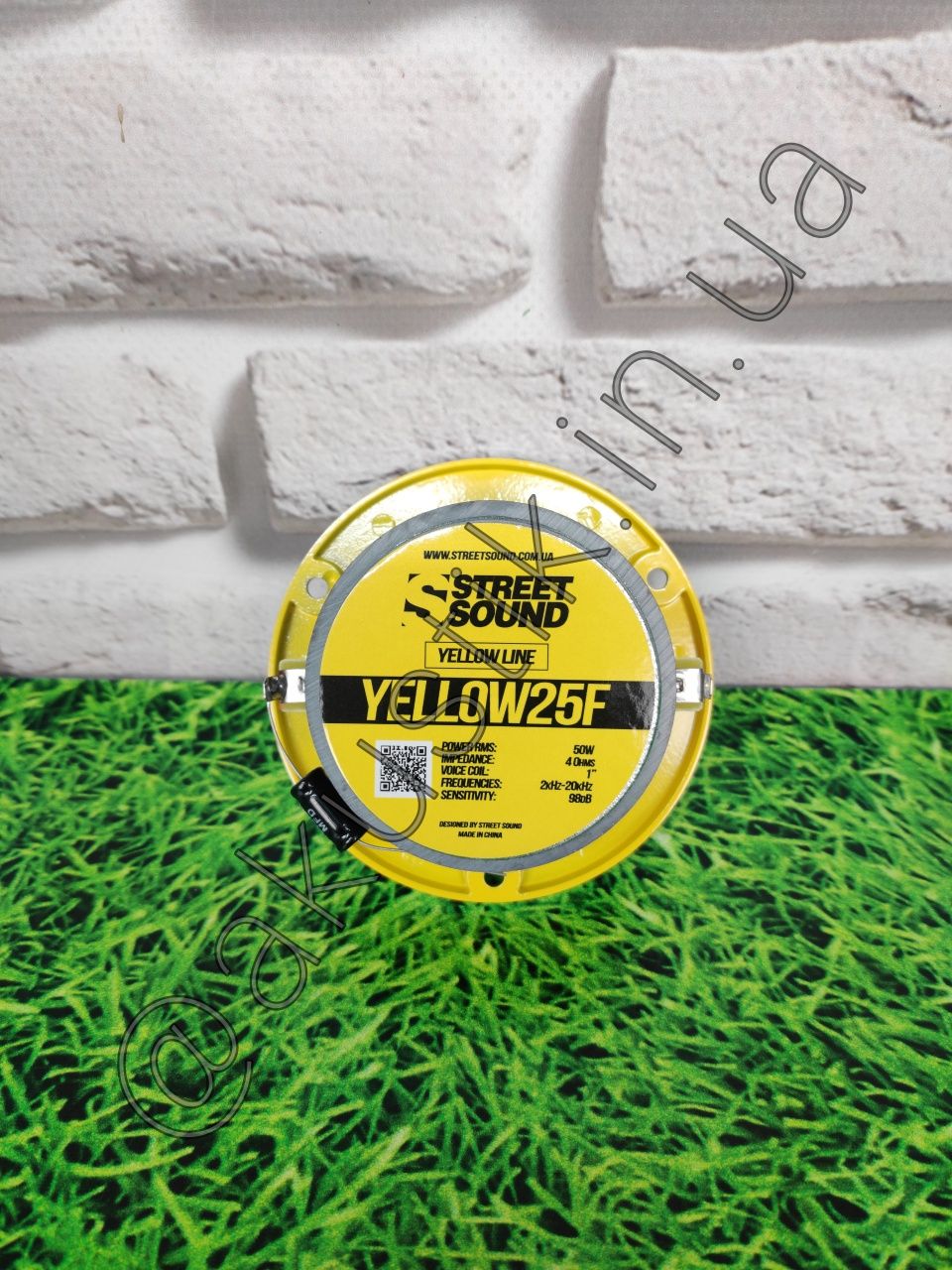 Рупора стрит саунд жёлтые новые Street Sound  TW-YELLOW 25F