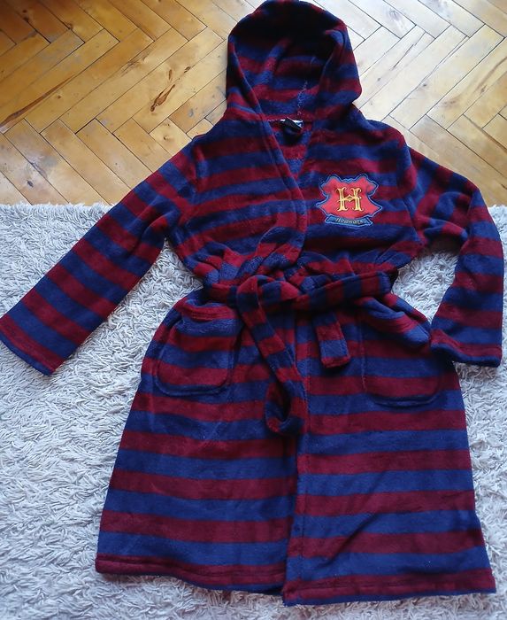 Szlafrok chłopięcy M&Co 140 Harry Potter Hogwarts miękki ciepły zadba