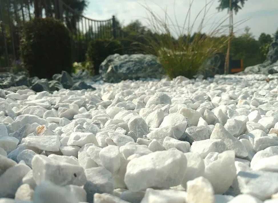 GRYS MARMUR WŁOSKI Bianco Carrara 21-40mm 1000KG dostawa cały kraj !
