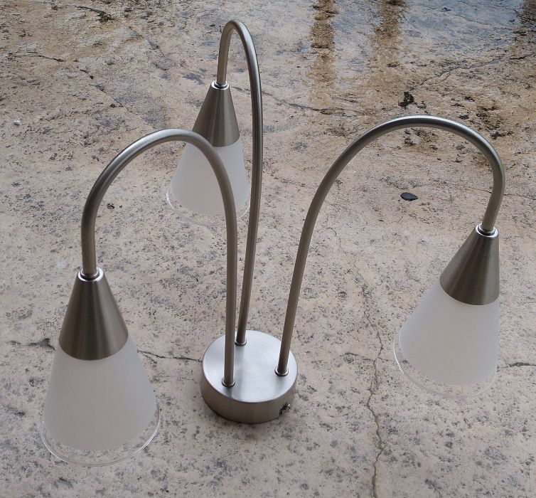 żyrandol metal+szkło