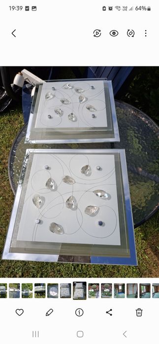 2 Plafony   z krysztalkami