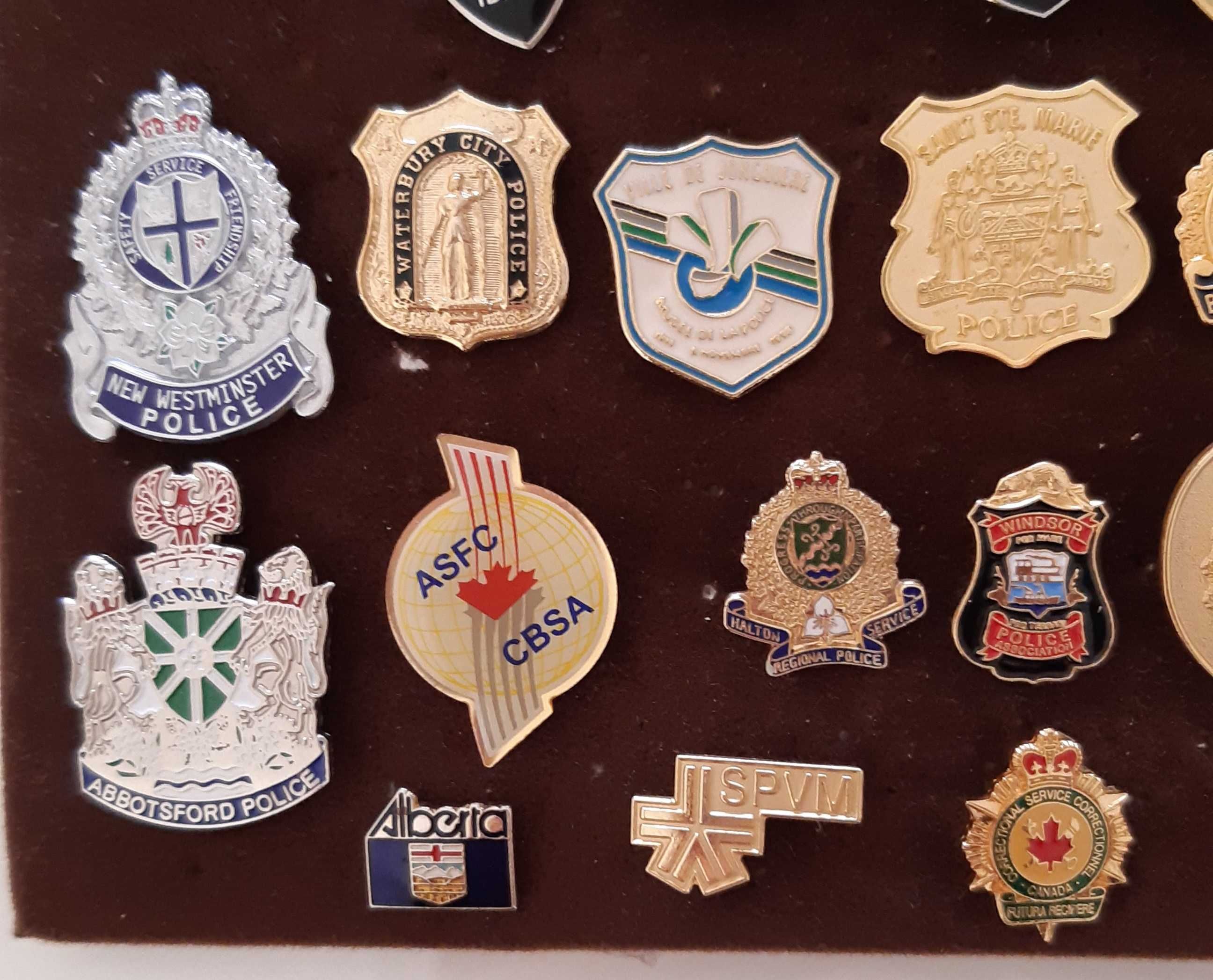 Pins de policia Oficiais