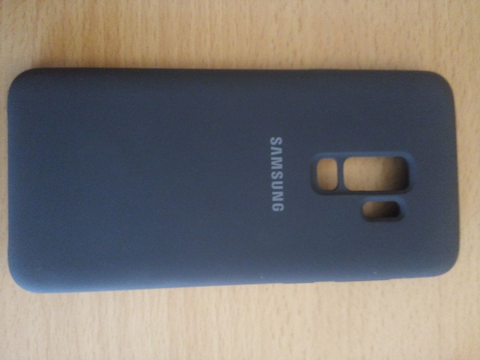Capa silicone Samsung S9+ (original) preta ou em cinza