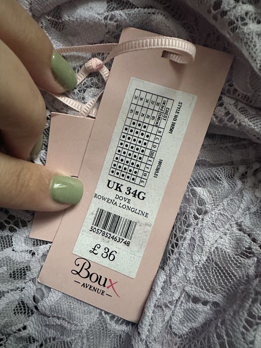 Nowy biustonosz duzy rozmiar uk 34G