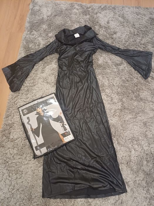 Máscara maléfica / vestido halloween mulher tamanho S