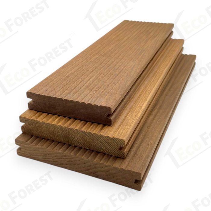 Термодерево. Термоясень - терасна дошка. Гладка/рифлена виробництво!