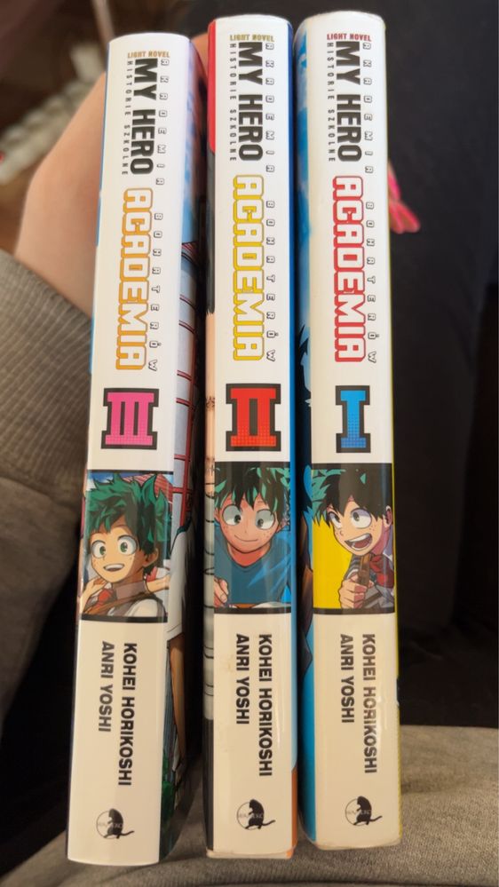 Nowela my hero academia 1,2 i 3 tom