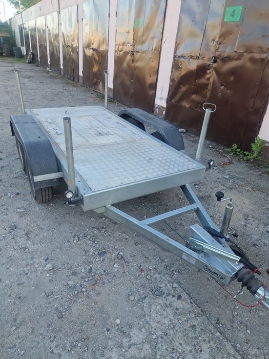 Przyczepka dwie osie DMC 1400kg 2023r F.VAT