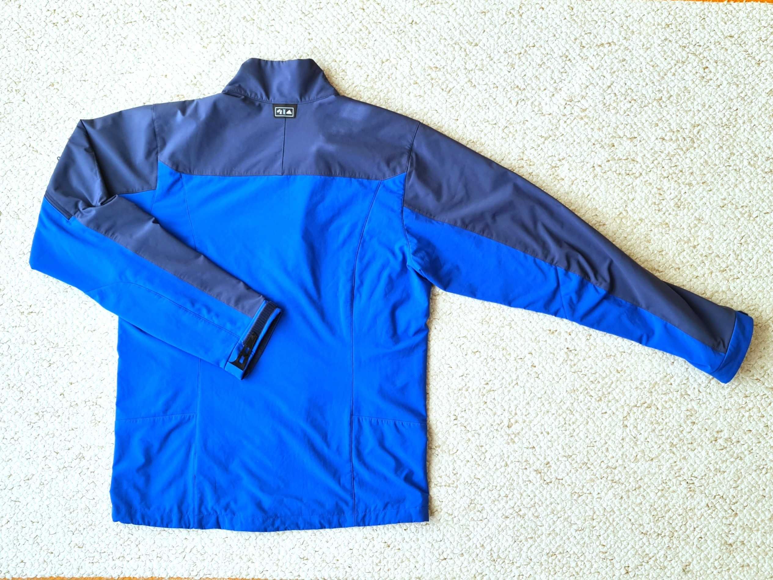 Softshell Adidas Climaproof, rozm. L, bluza, niebieski, granatowy