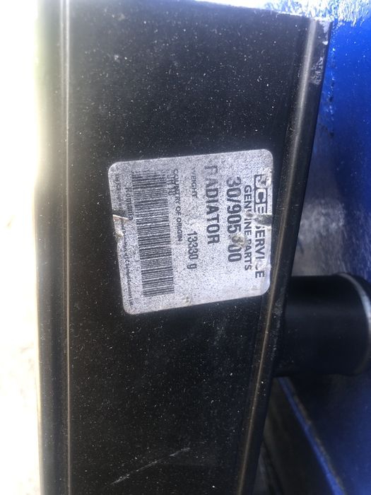 Радиатор jcb 30/905300