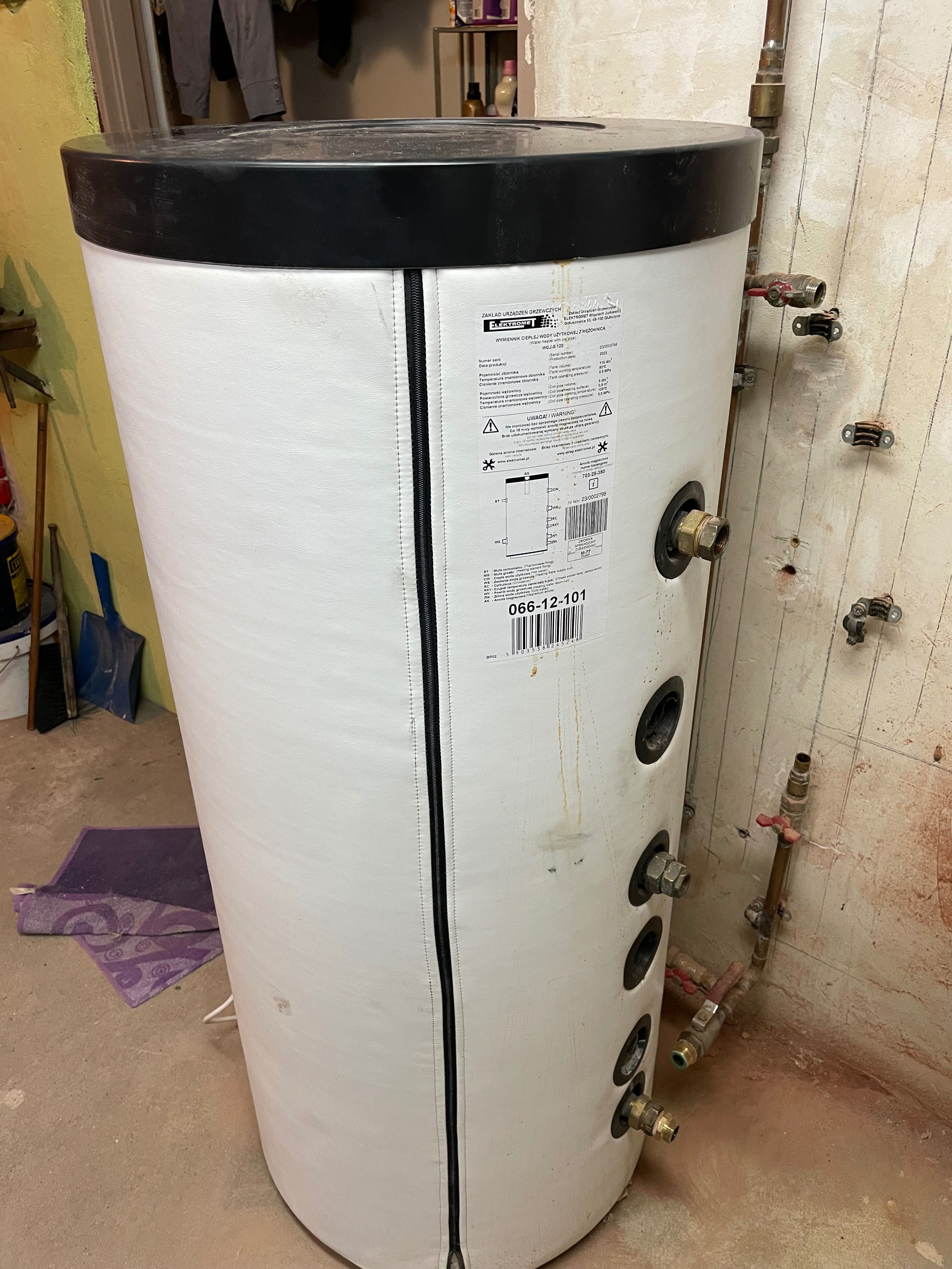 Podgrzewacz 120l. Elektromet WGJ-S