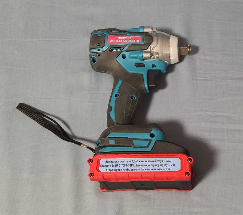 Гайковерт Ударний Акумуляторний безщітковий двигун, стандарт Makita