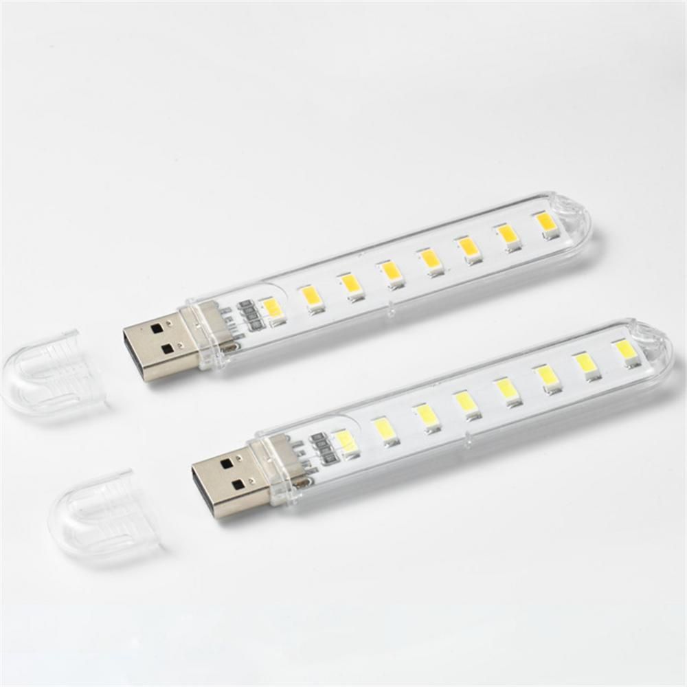USB LED світильник, лампа, ліхтар на 8 світлодіодів.