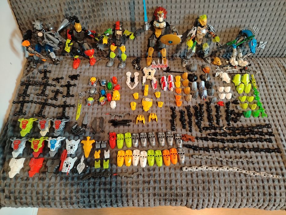 Klocki Bionicle różne rodzaje