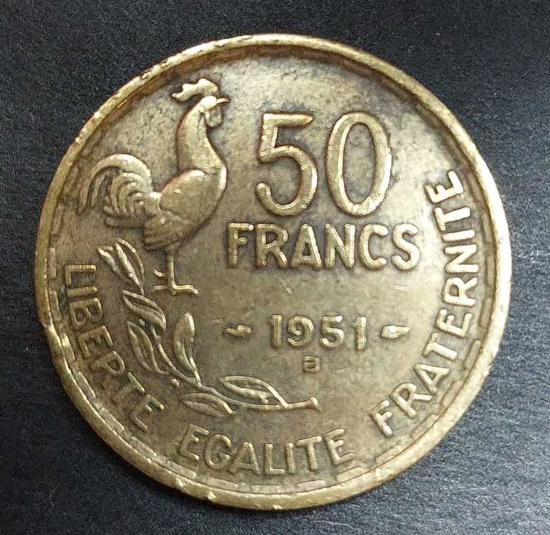 França 50 Francs 1951 B