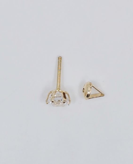 Złoty kolczyk piercing próba 585 14k