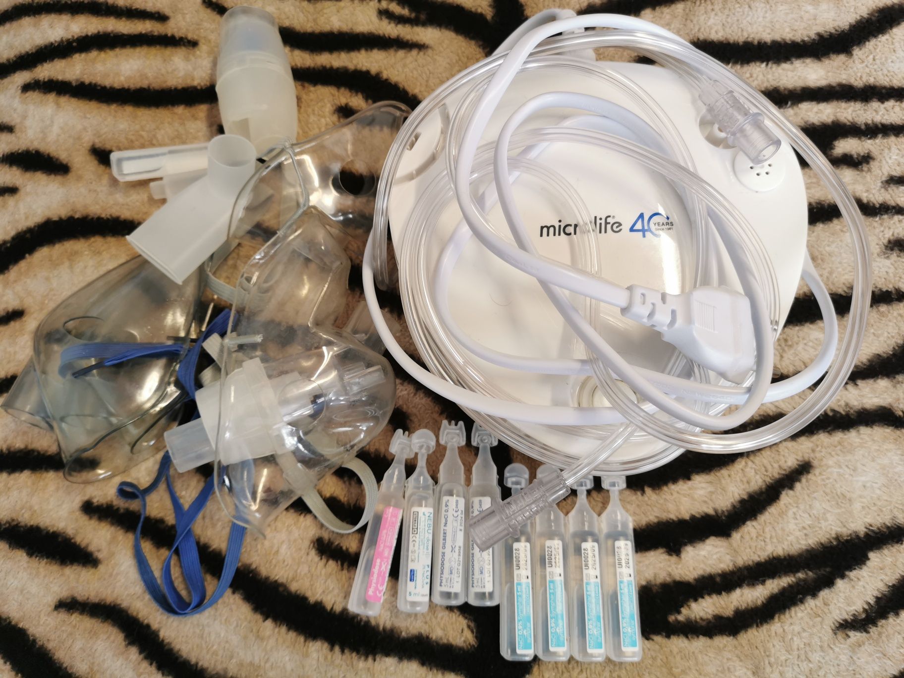 Zestaw do nebulizacji inhalator microlife jak nowy.