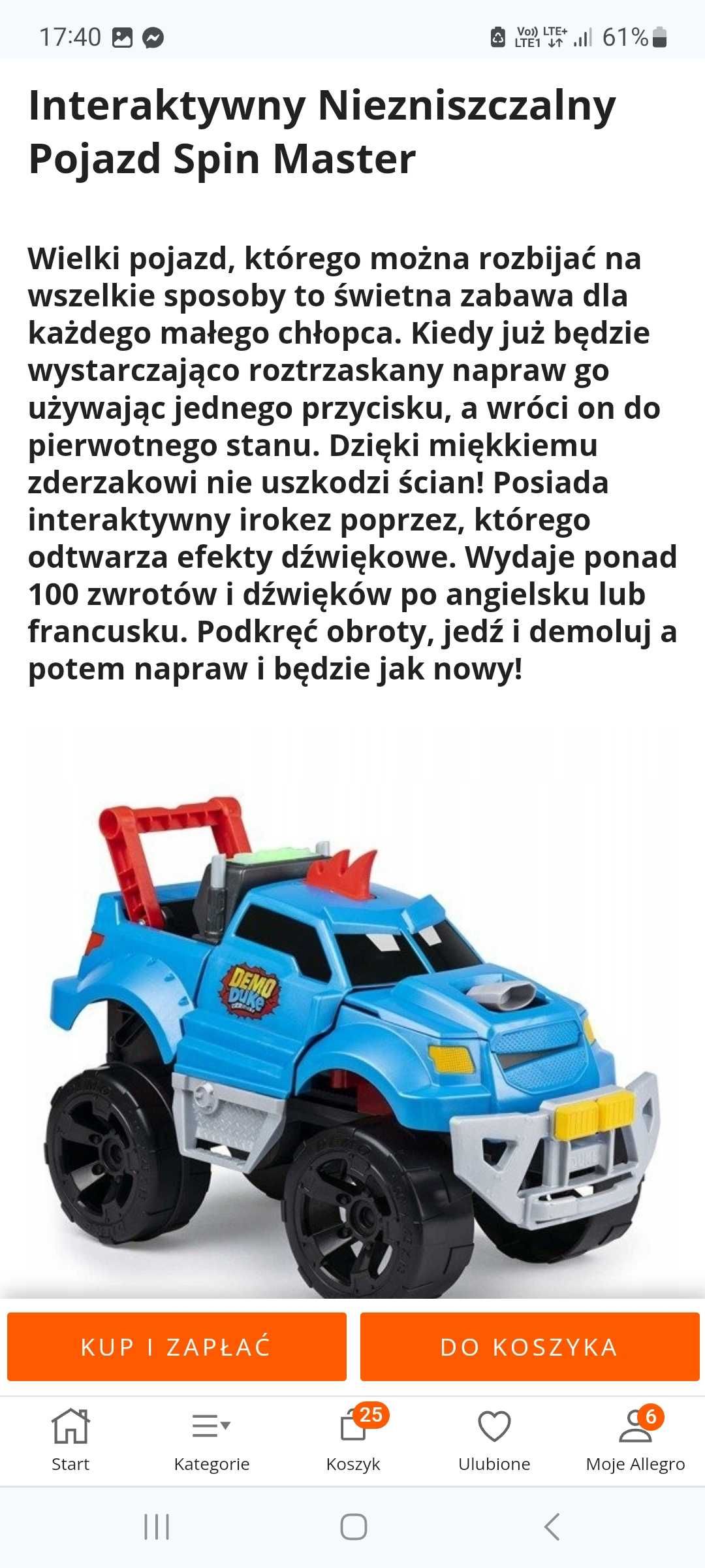 Demo Duke Duże Auto rozwalające się i naprawiające się