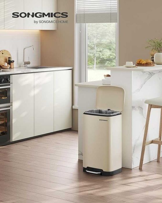 Kosz na śmieci 30l z metalową nóżką, elegancki, stylowy