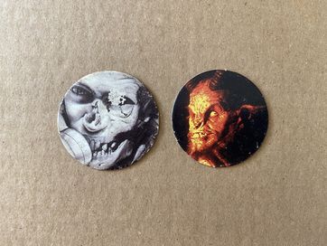 Horror Caps - tazo, tazos, żetony, lata 90