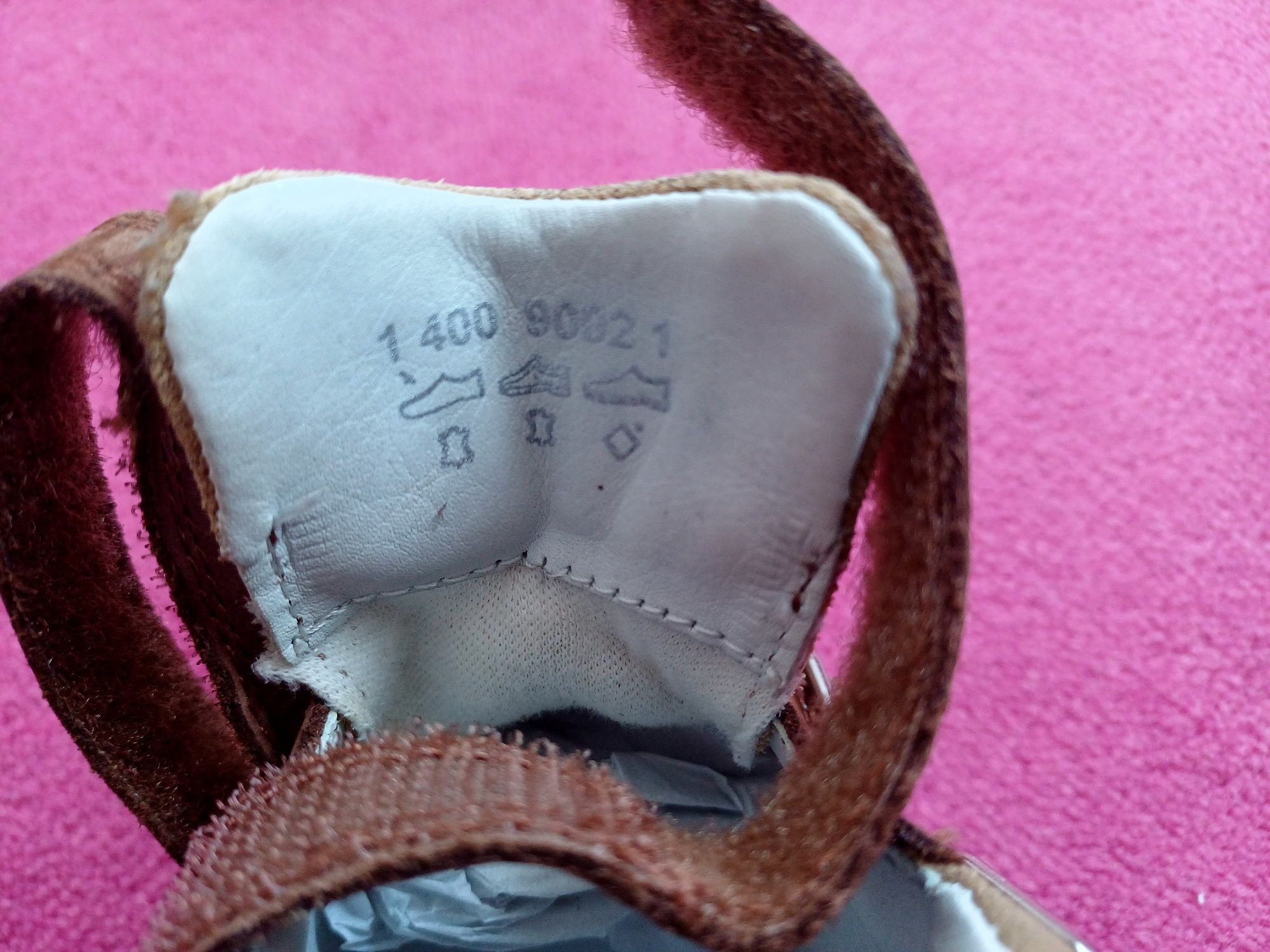 Stan bdb, buty skórzane Elefanten,  roz. 22
