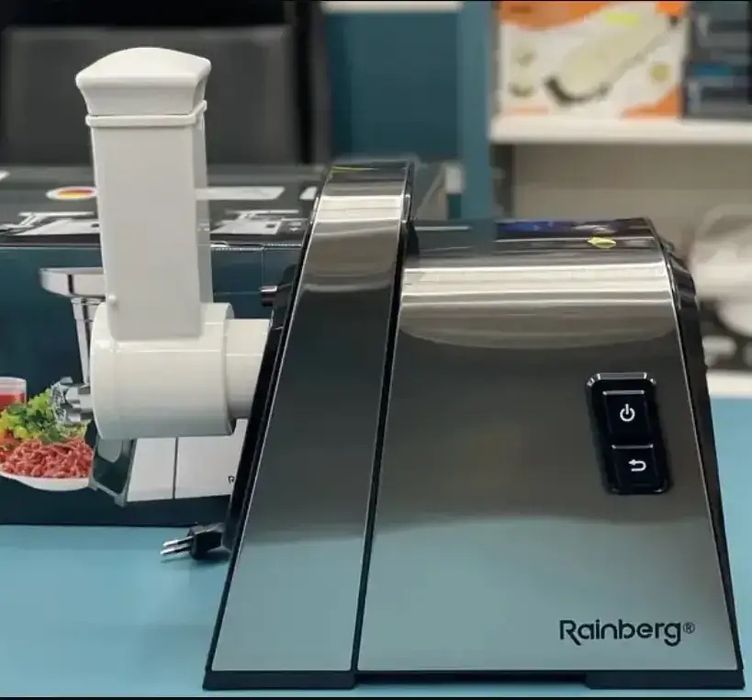 М'ясорубка + соковижималка Rainberg RB-2271 /3800Вт 3 терки овощерезка