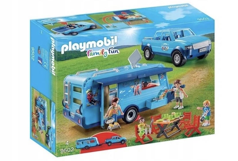 Playmobil Auto z przyczepą kampingową
