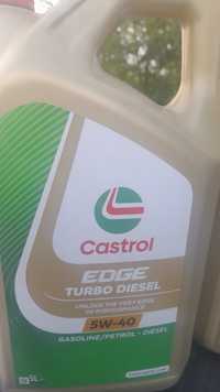 Castrol EDGE  TURBO DIESEL 5W-40 NOWY 5 litrów