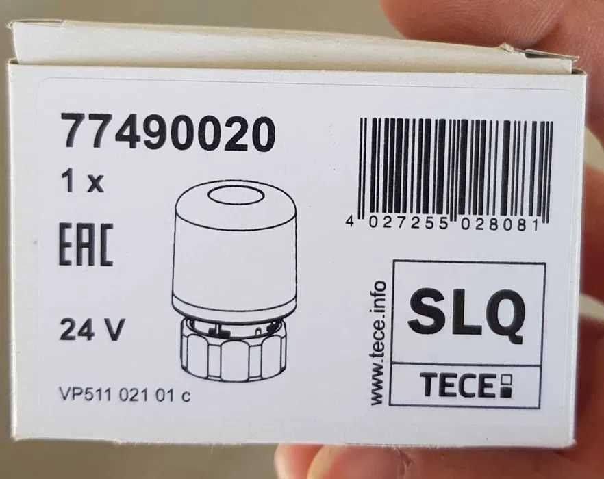 TECE Siłownik termoelektryczny M30x1,5 do ogrzewania podłogowego 9 szt