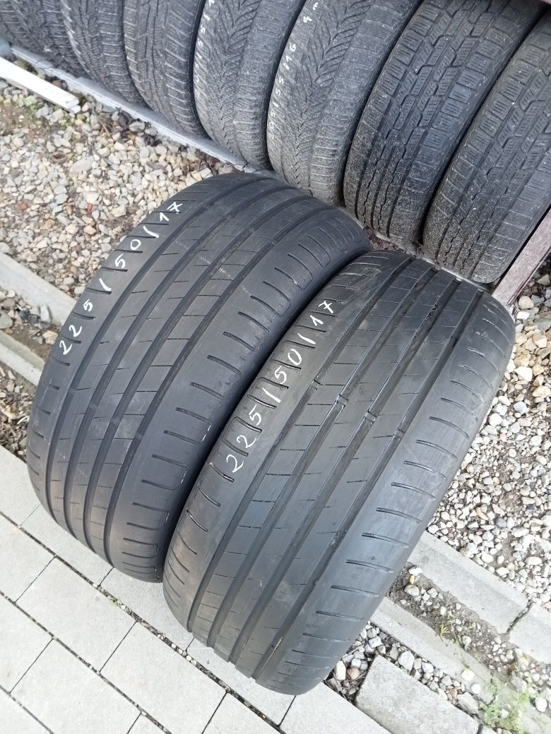 2x Opony Używane Letnie 225/50R17 Goodyear