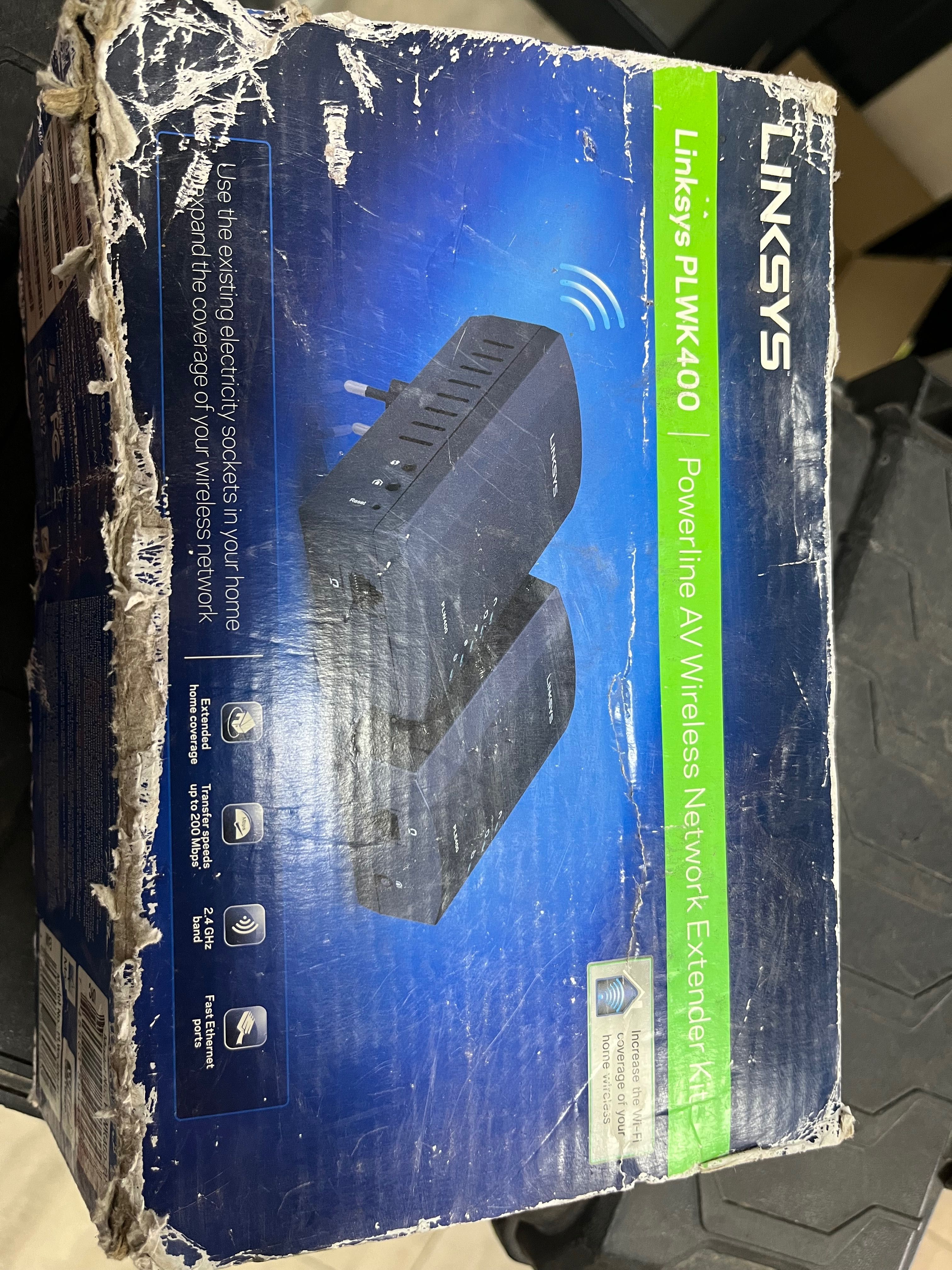 Linksys PLWK400-EU Powerline AV Adapter Kit набор