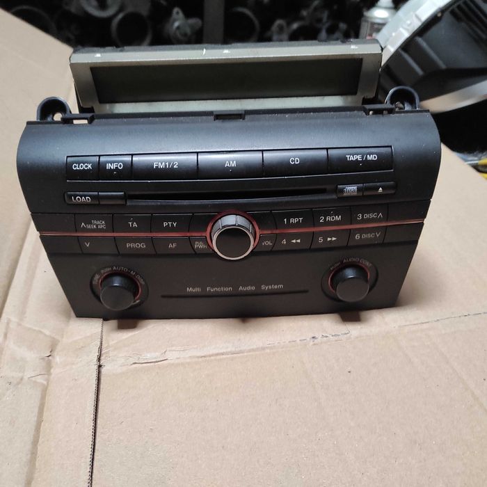 Radio CD odtwarzacz wyświetlacz fabryczne  Mazda 3 BP4M66950A